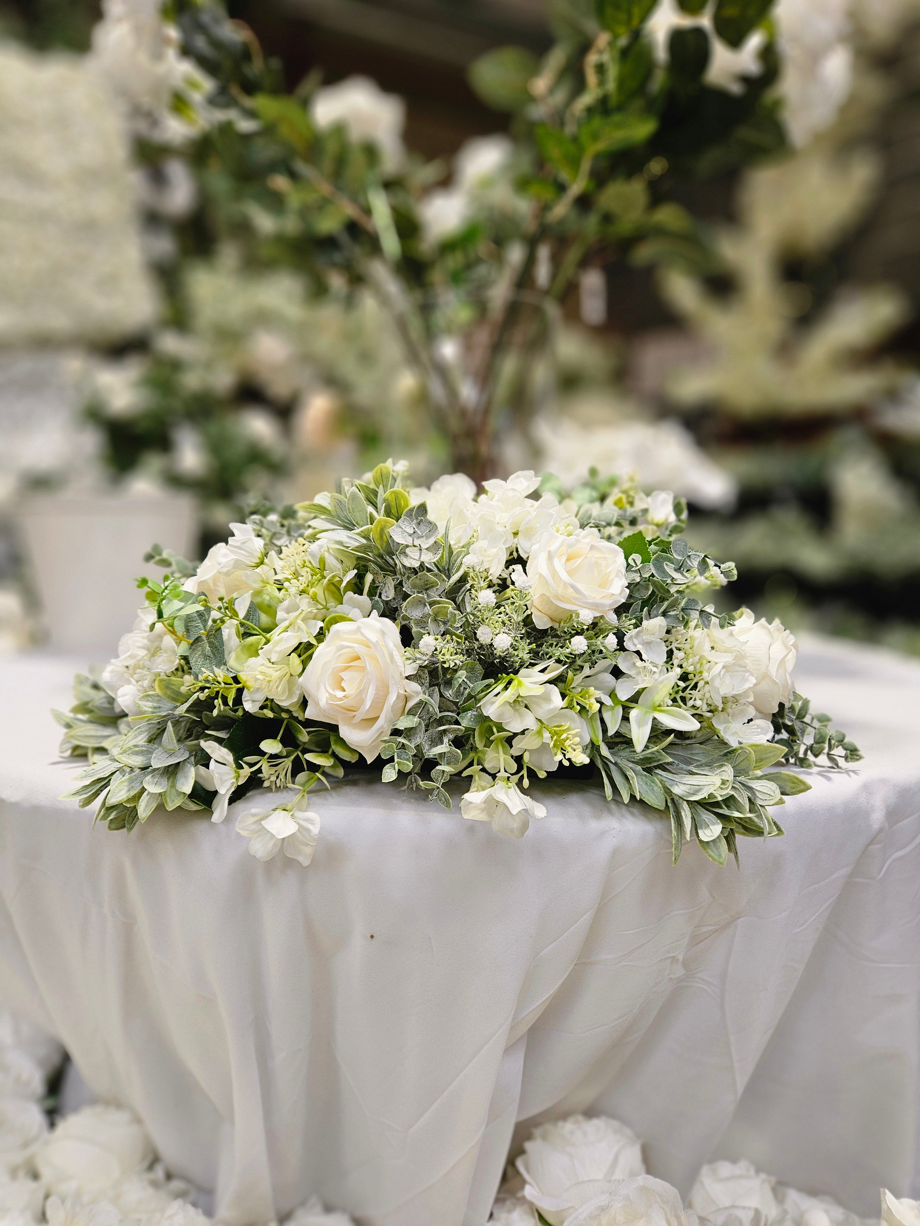 DIY Ivory Table Centrepiece