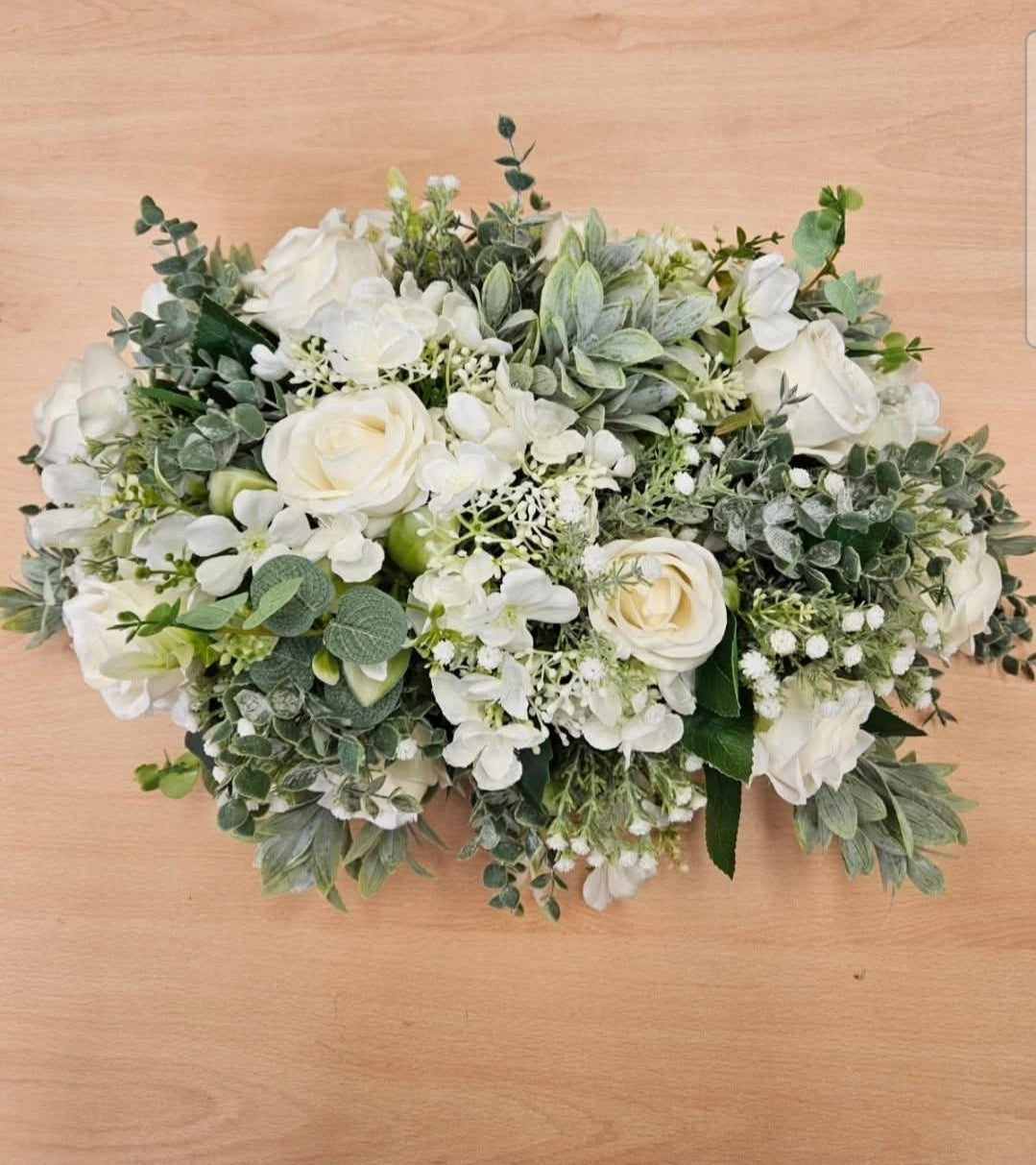 DIY Ivory Table Centrepiece
