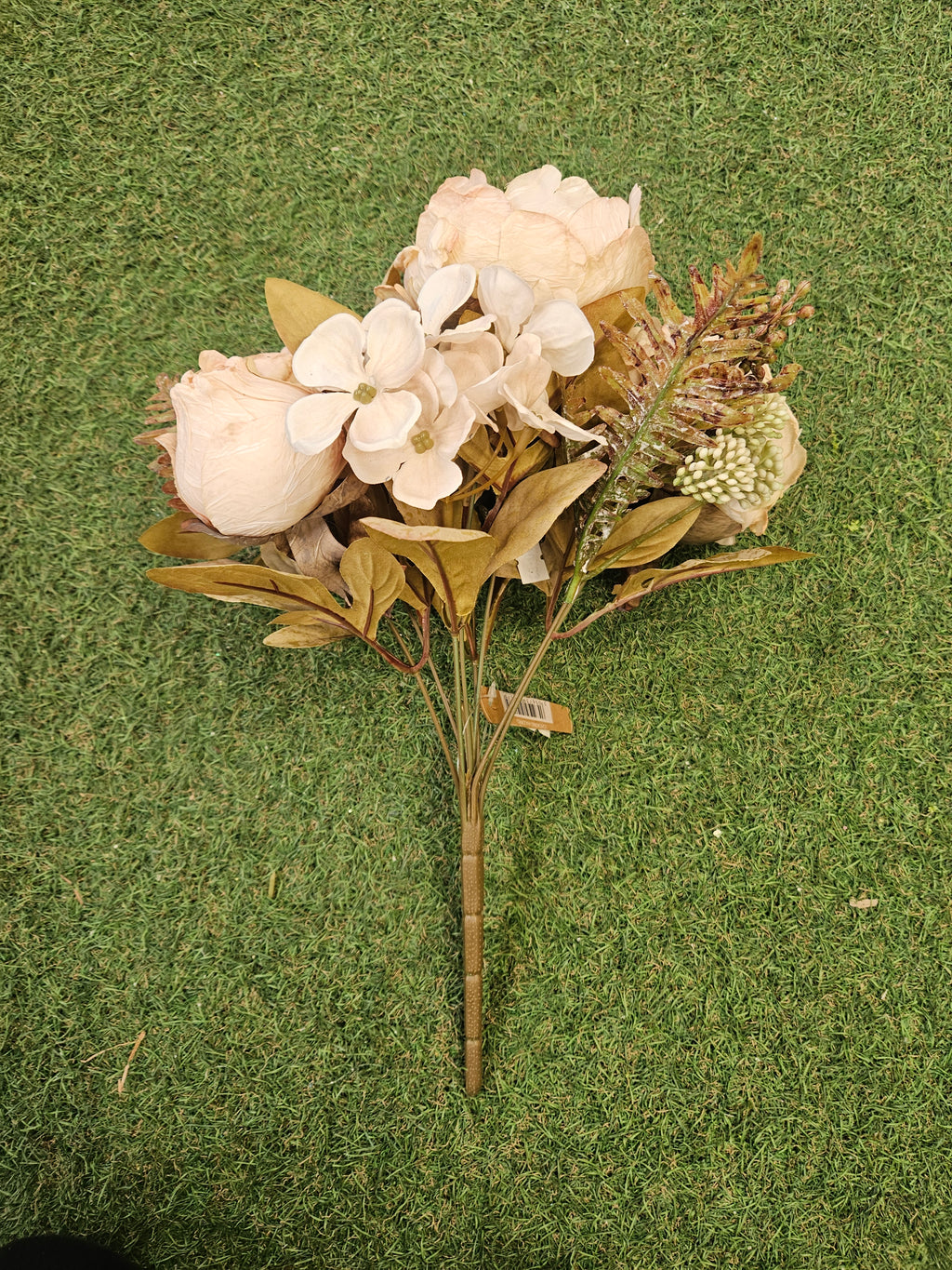 Dry Touch Apricot Peony Bunch