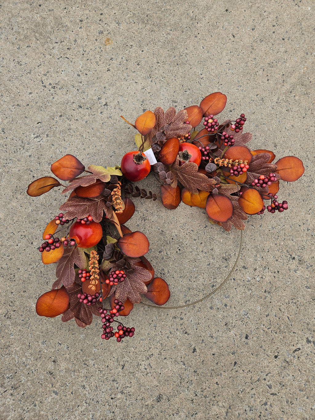 Autumn Crescent Wreath