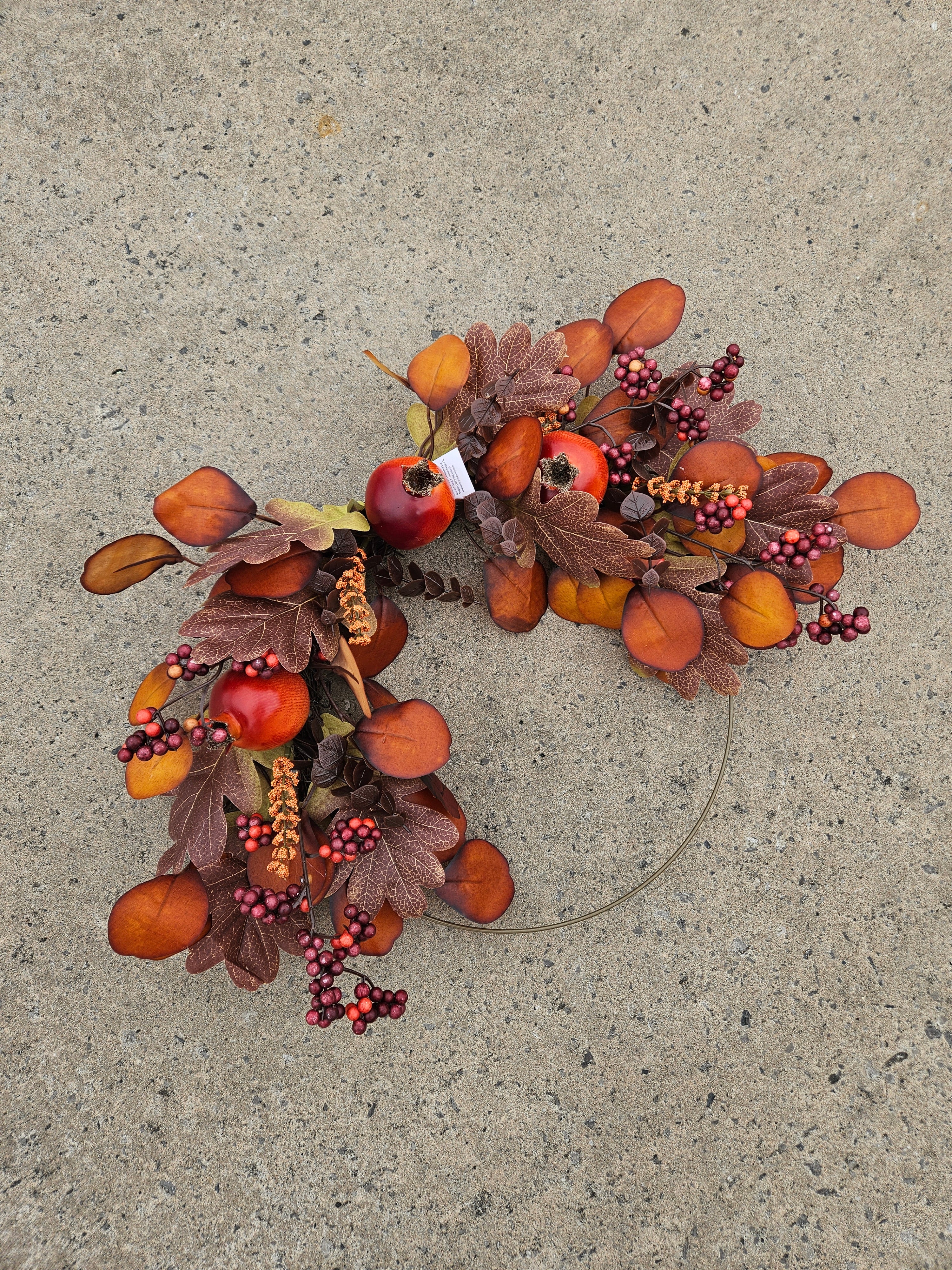 Autumn Crescent Wreath