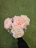 Dry Touch Ivory/Peach Peony Bunch