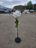 Giant Large Ivory Rose (Stand Not Included)