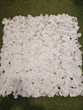 White Hydrangea Wall Panel (53cm x 53cm)