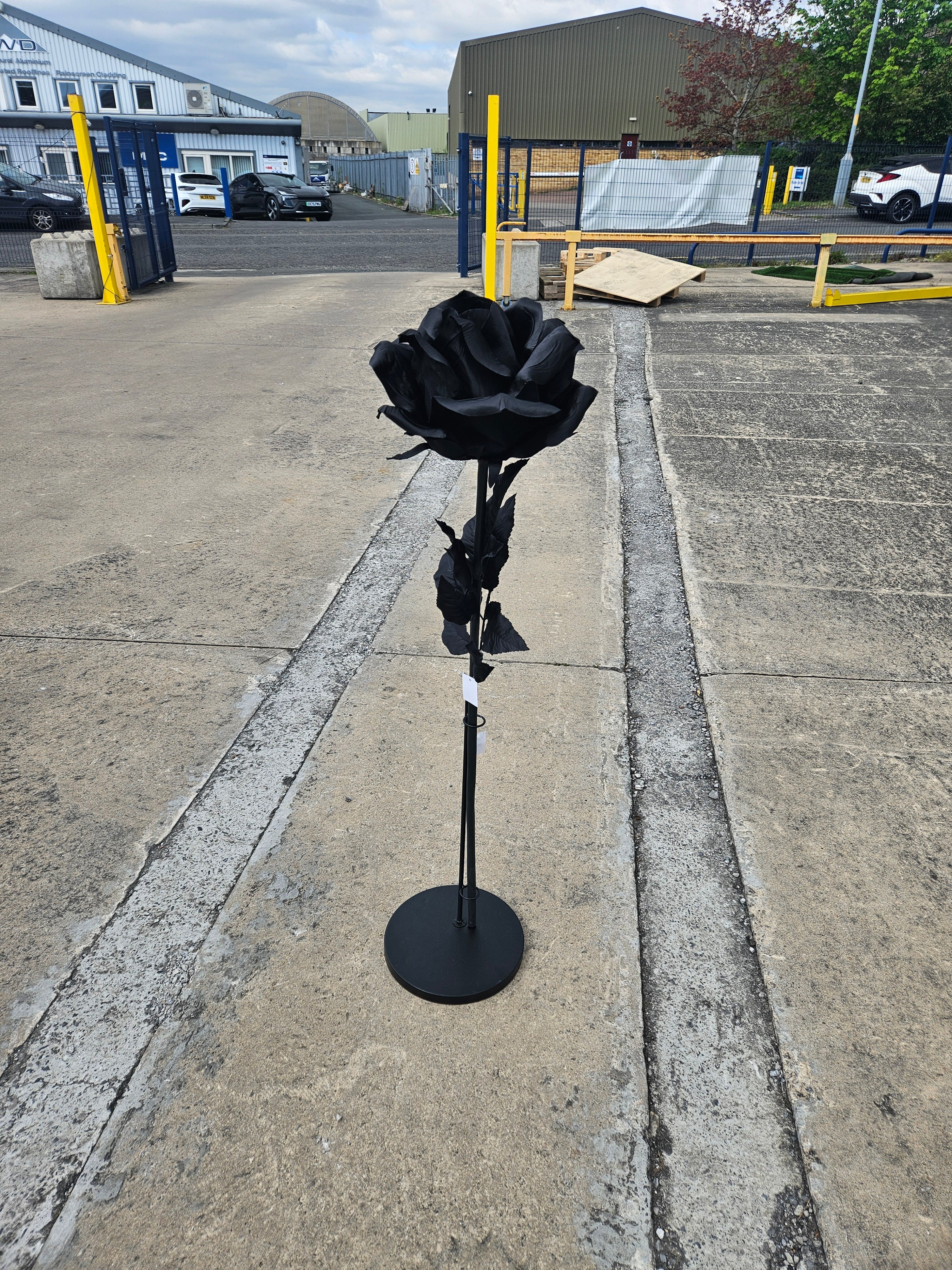 Giant Large Black Rose (Stand Not Included)