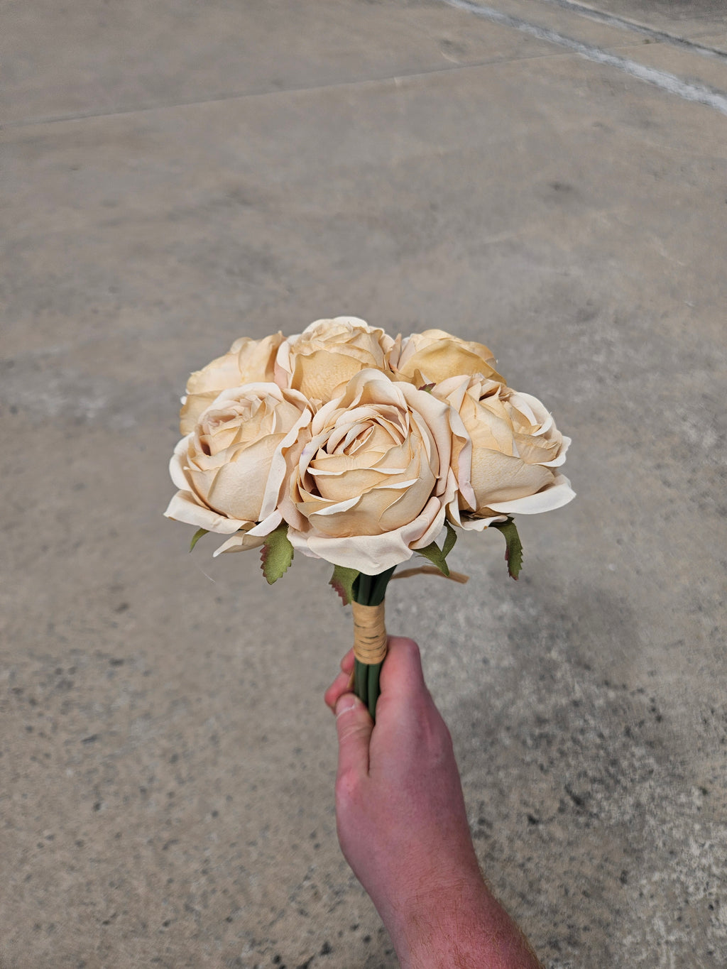 Cream Rose Bouquet