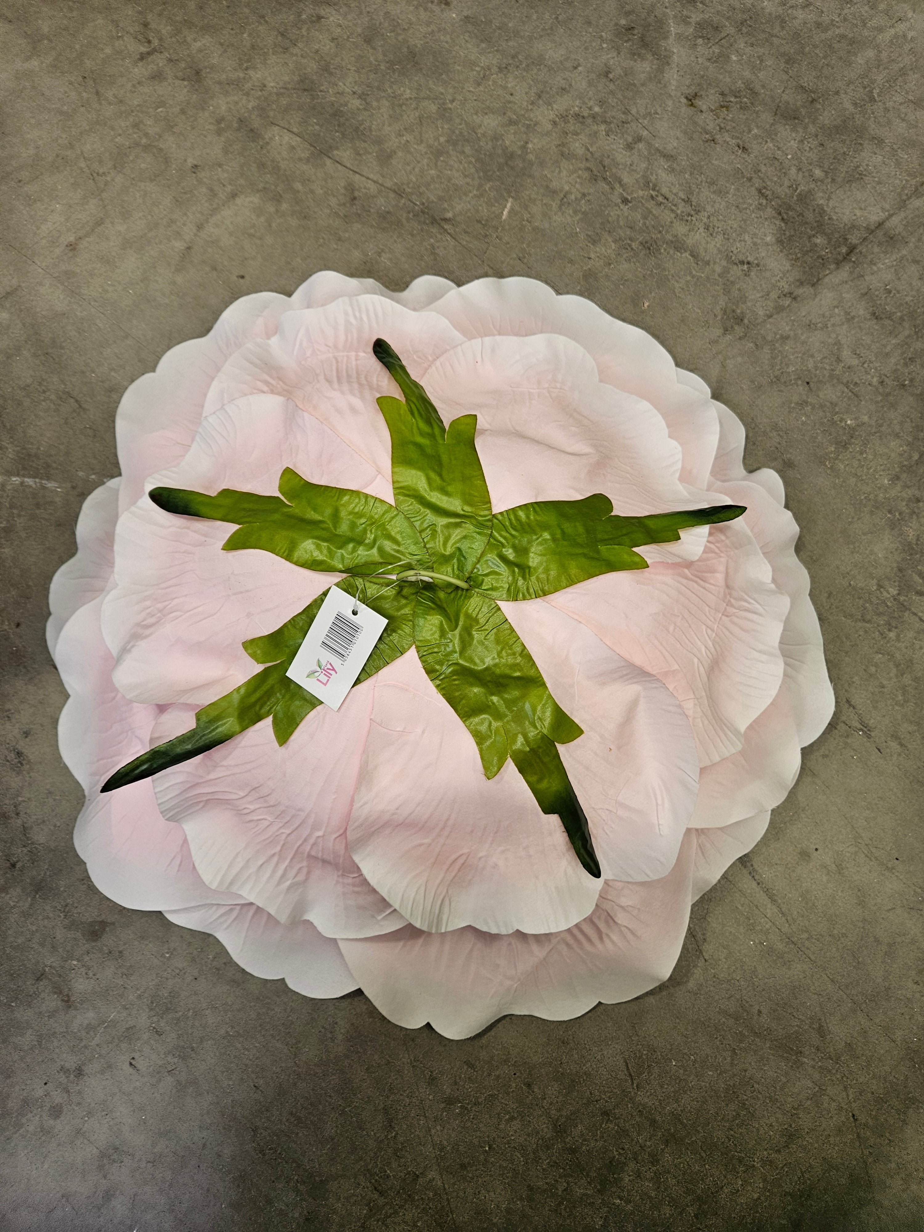 Giant XL Baby Pink Rose Head