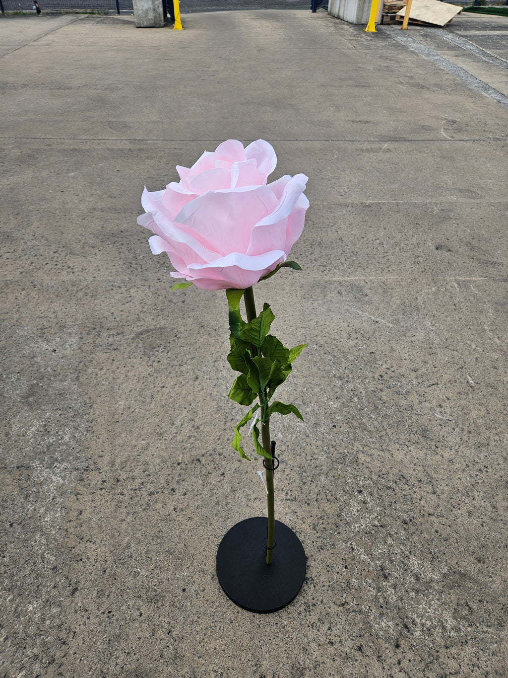 Giant Large Pink Rose (Stand Not Included)