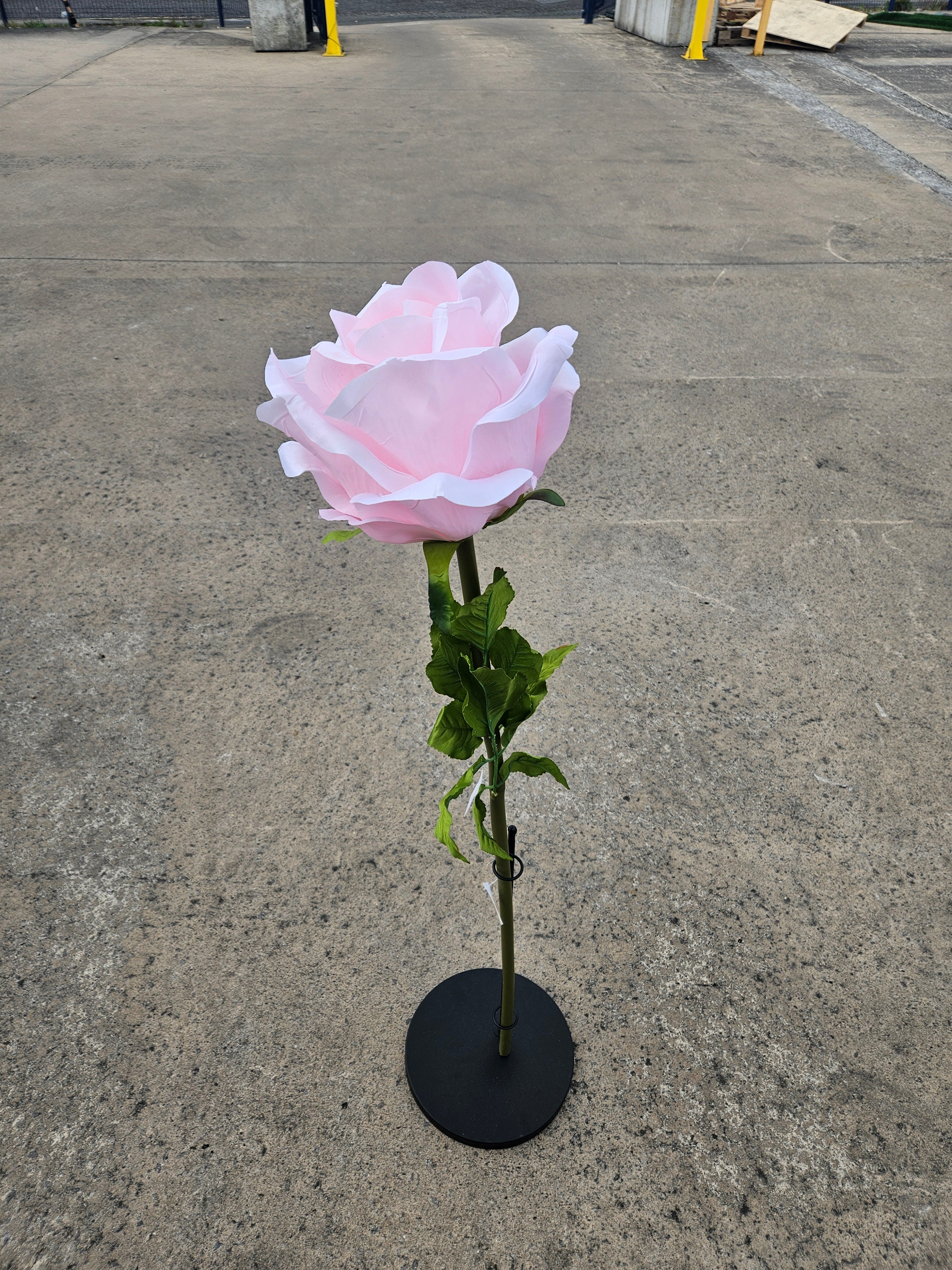 Giant Large Pink Rose (Stand Not Included)