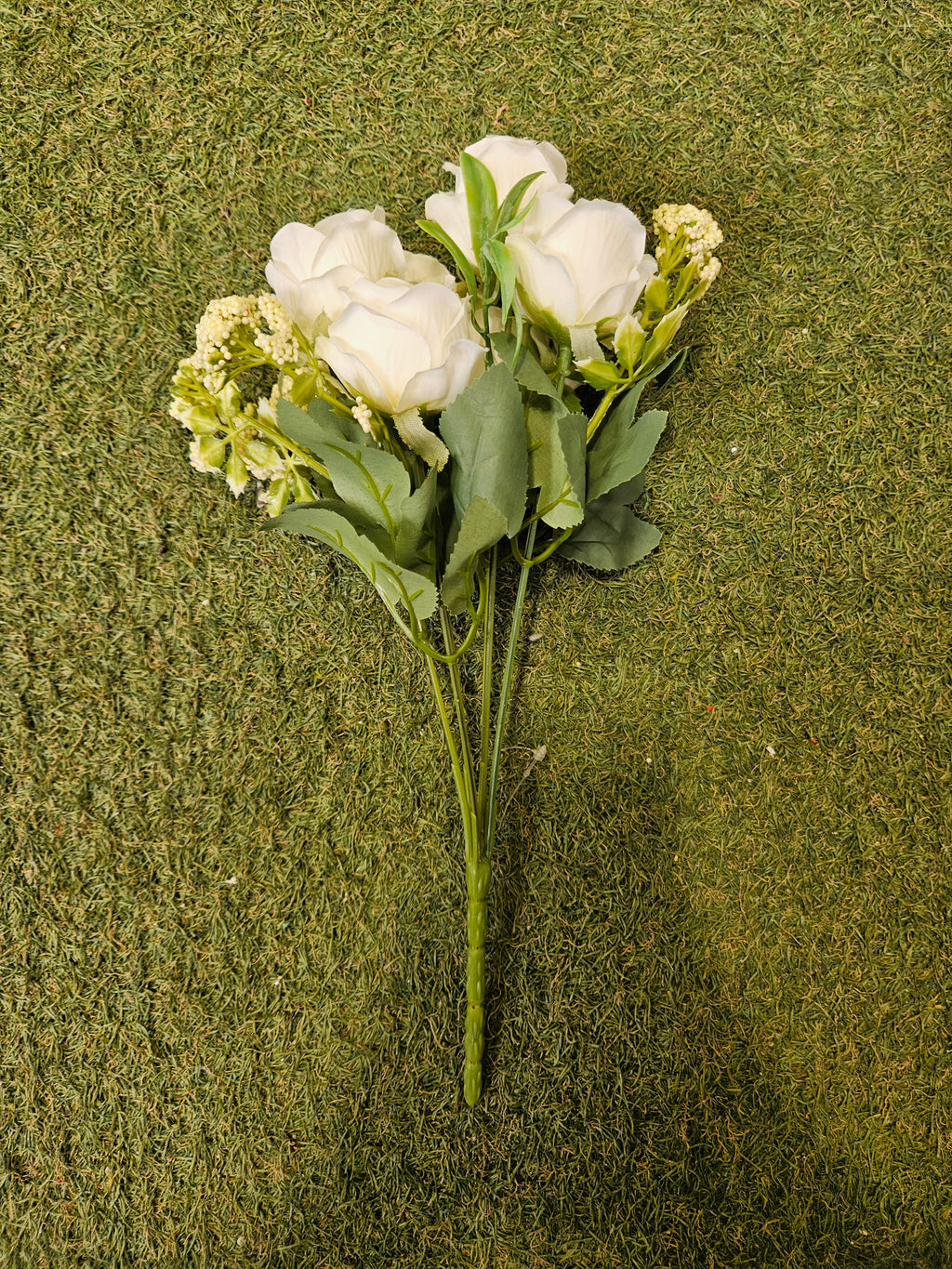 Ivory Buttonhole Bunch