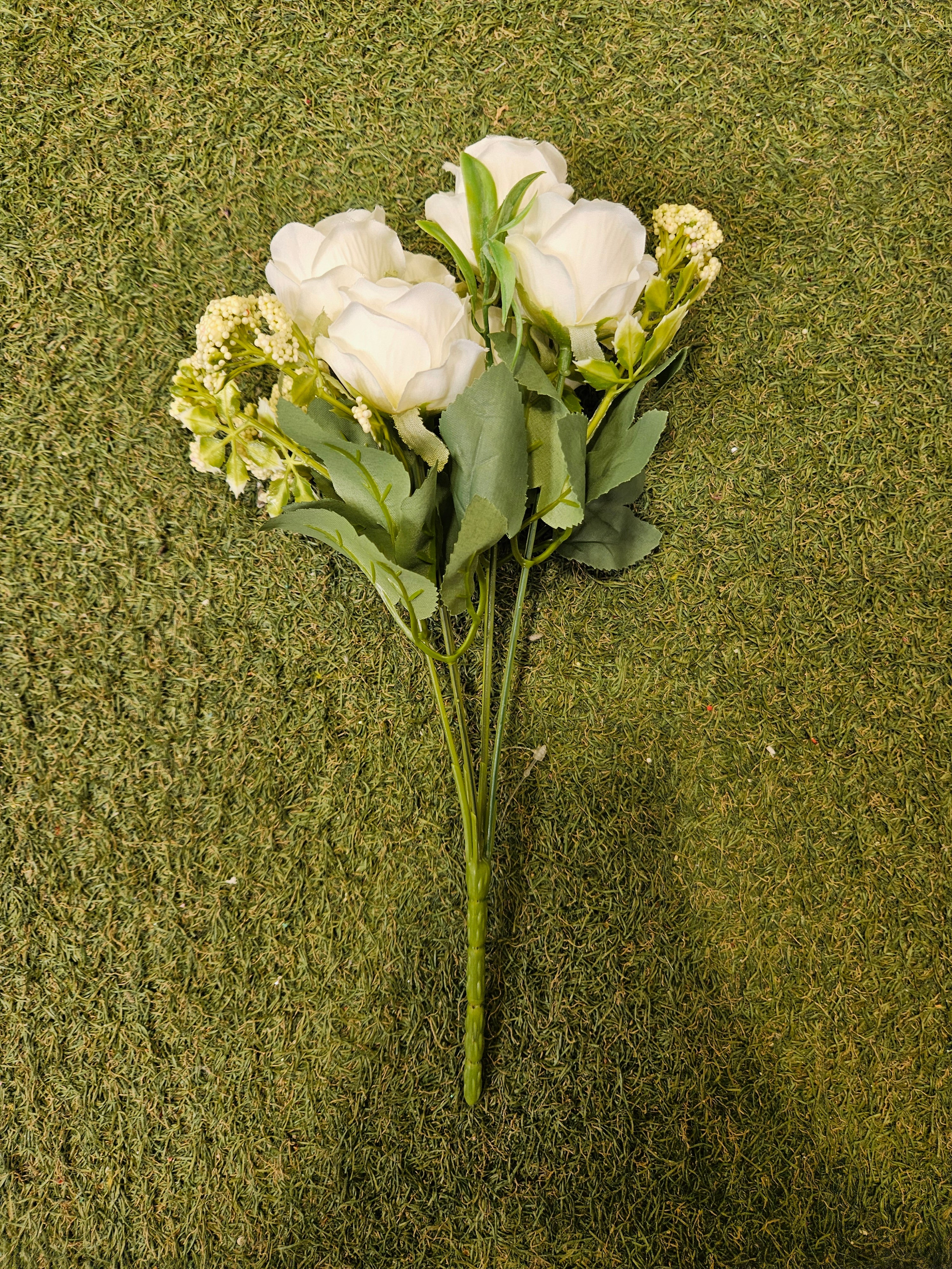 Ivory Buttonhole Bunch