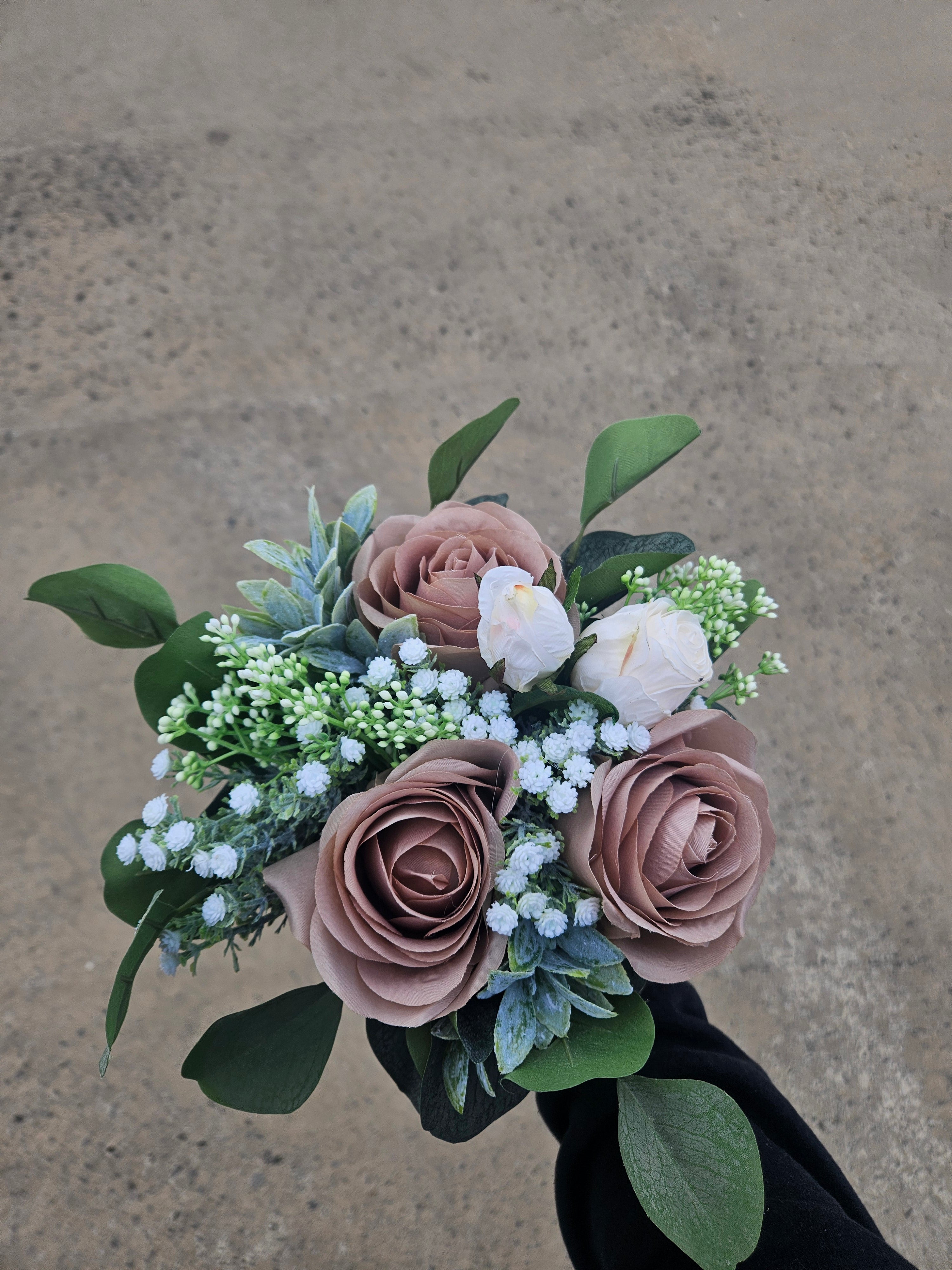DIY Mink Bridesmaid Bouquet