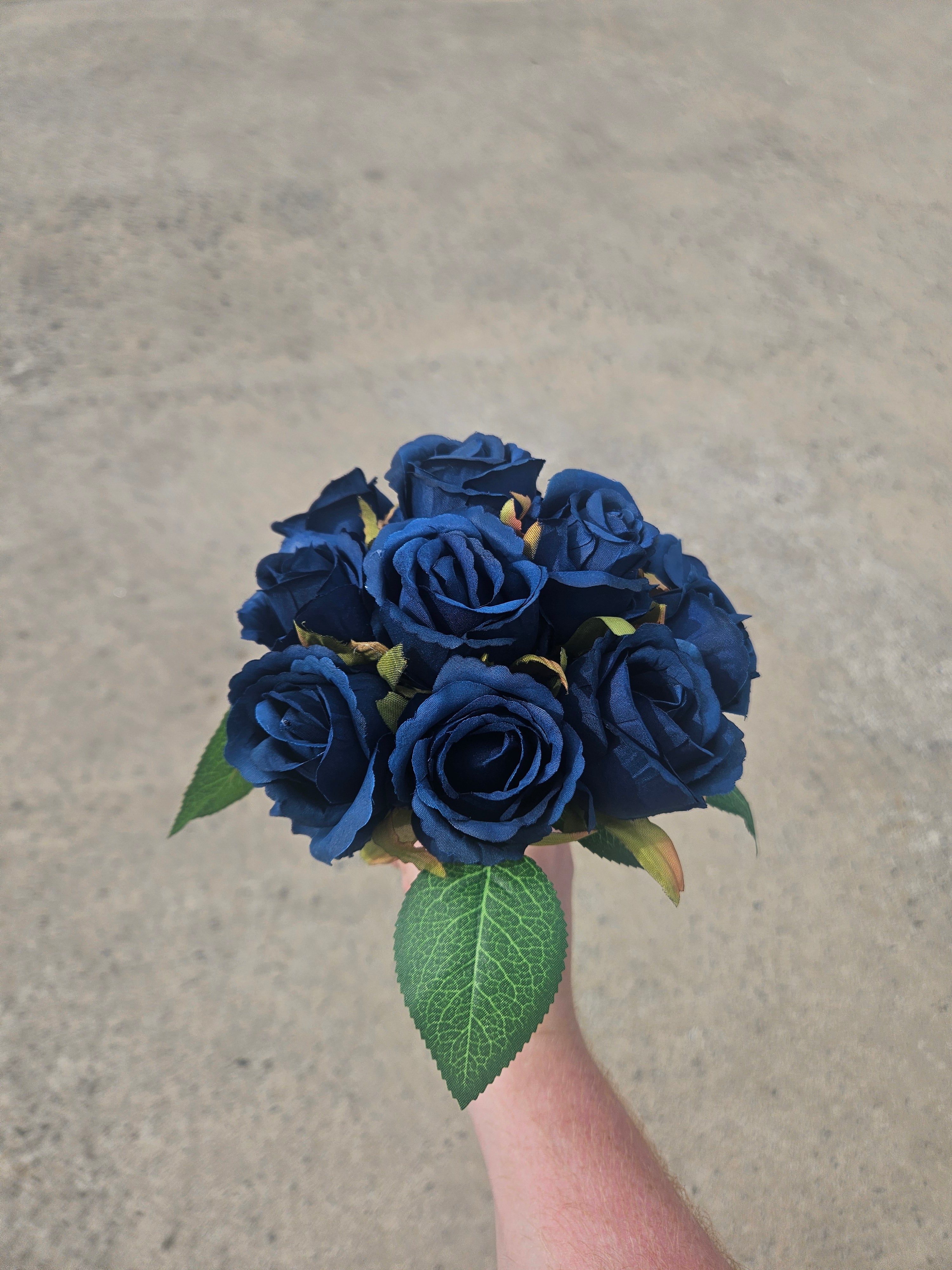Navy Rose Bouquet