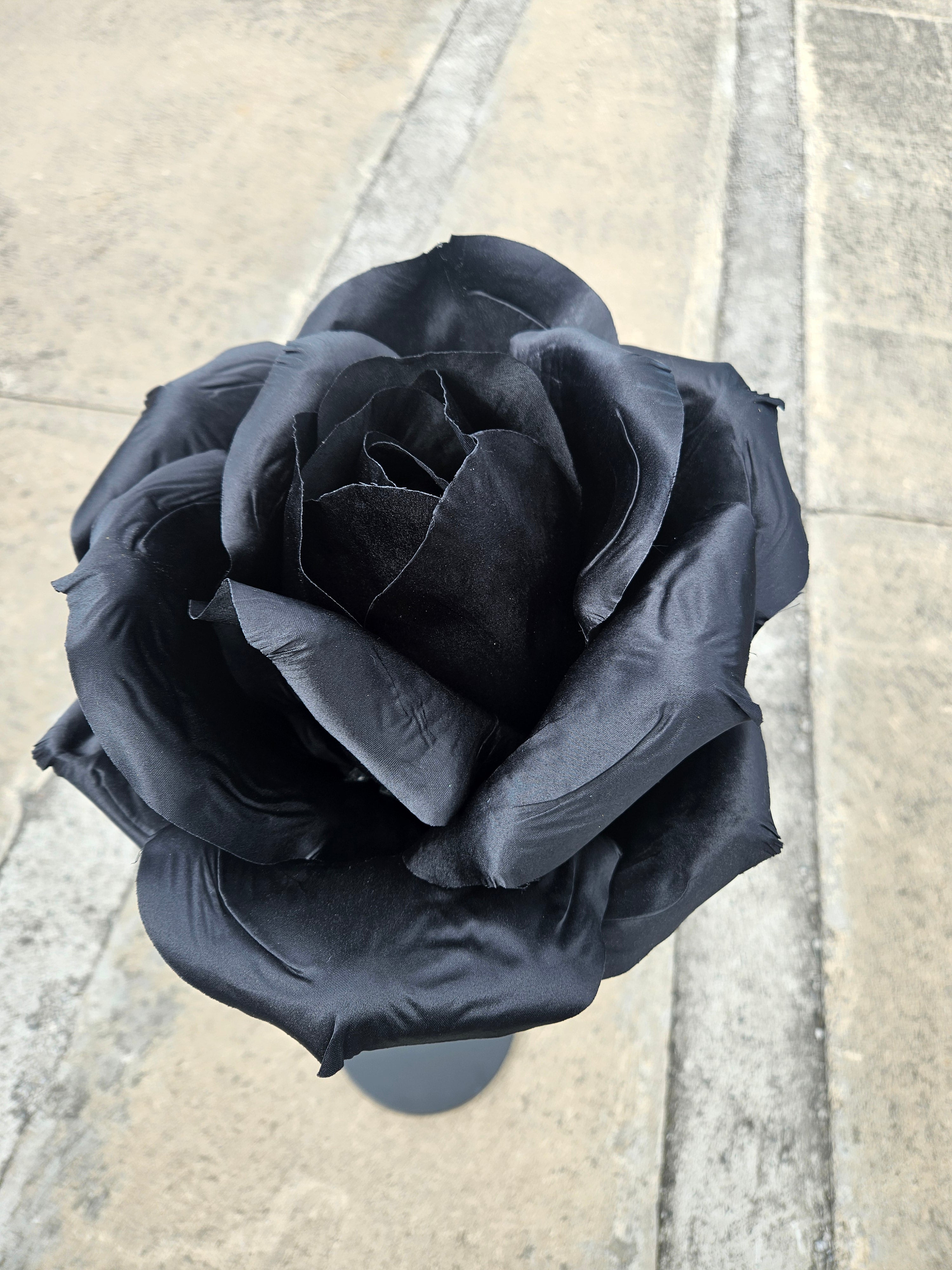 Giant Large Black Rose (Stand Not Included)