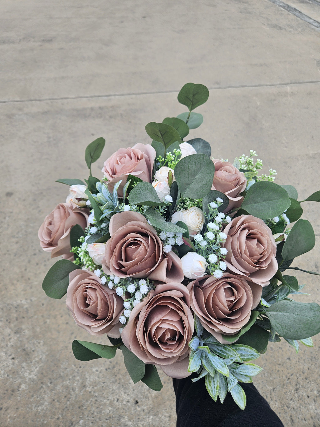 Pre Made Mink Bridal Bouquet