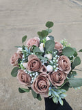 Pre Made Mink Bridal Bouquet