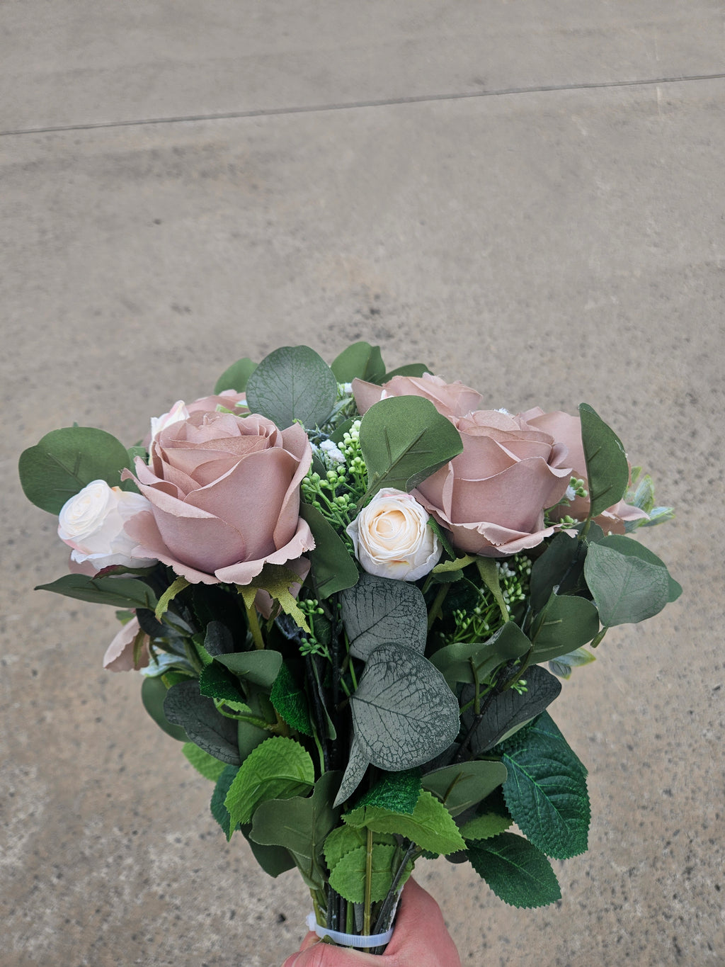 Pre Made Mink Bridal Bouquet