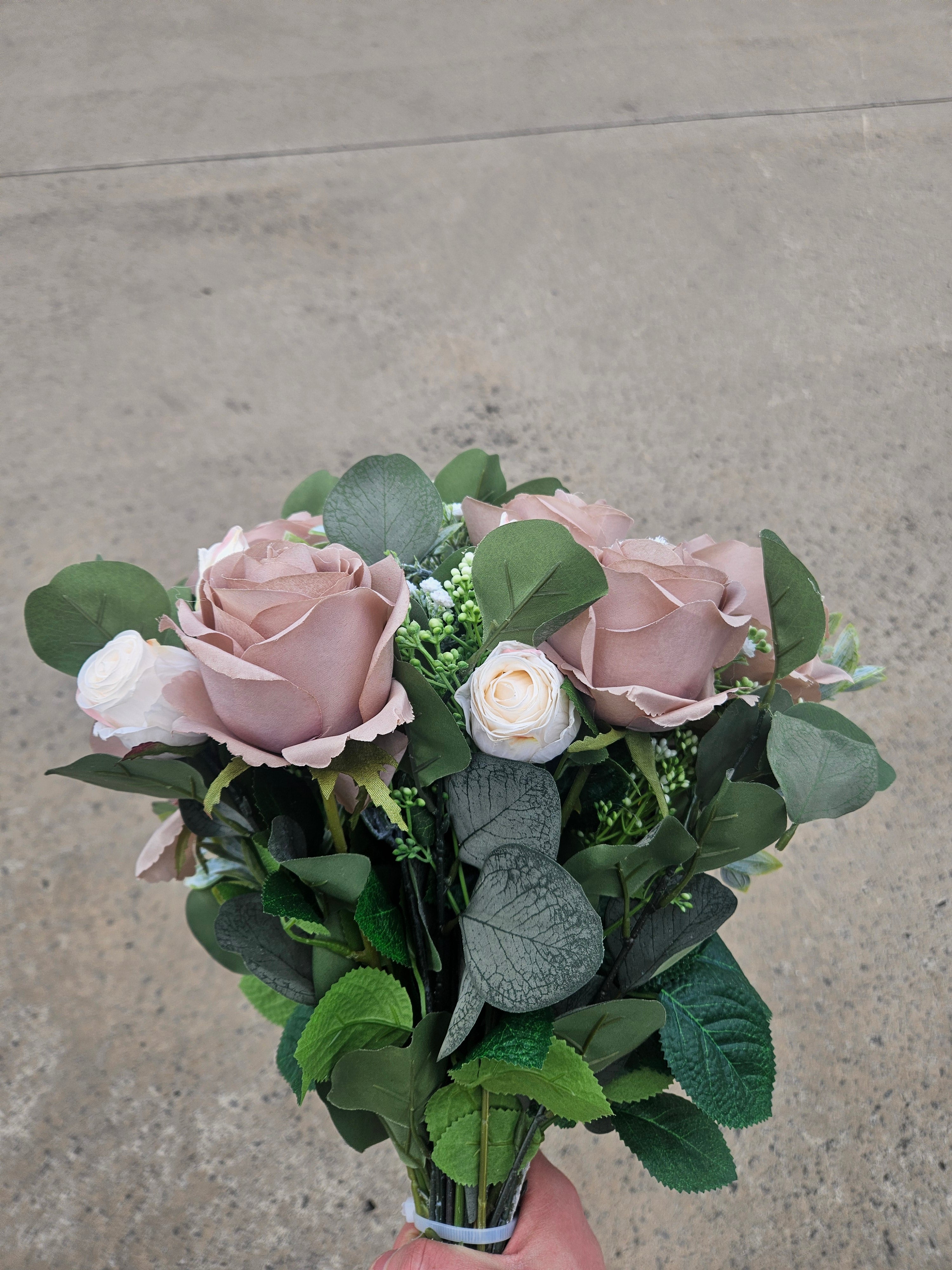 Pre Made Mink Bridal Bouquet