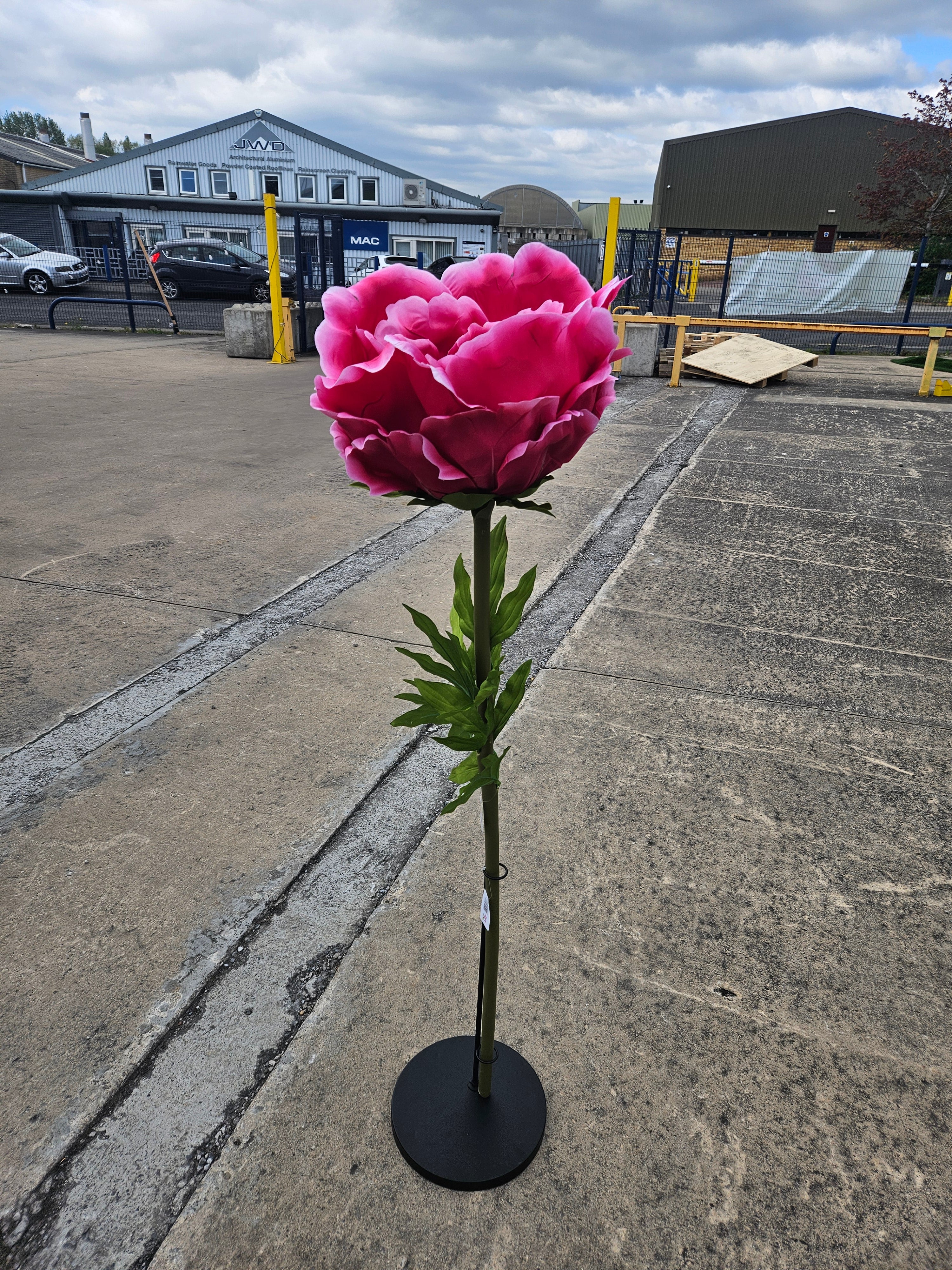 Giant Large Hot Pink Peony (Stand Not Included)