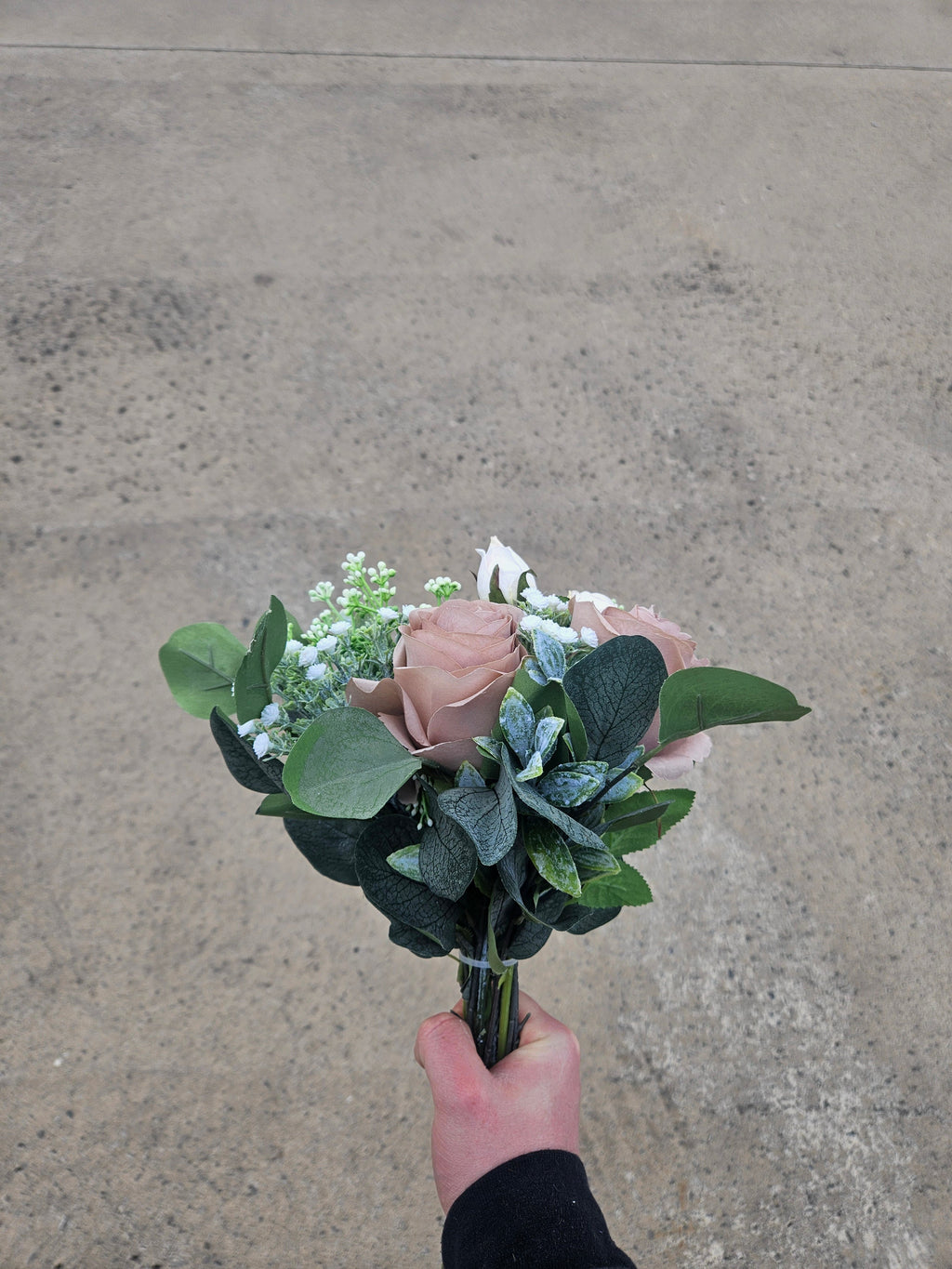 Pre Made Mink Bridesmaid Bouquet