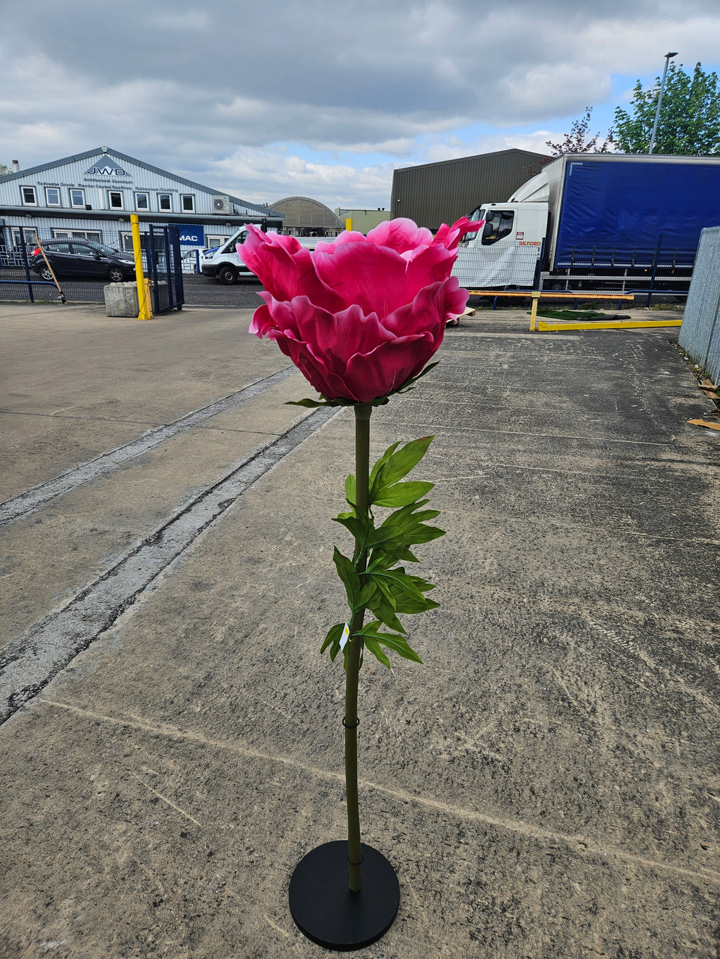 Giant XL Hot Pink Peony (Stand Not Included)
