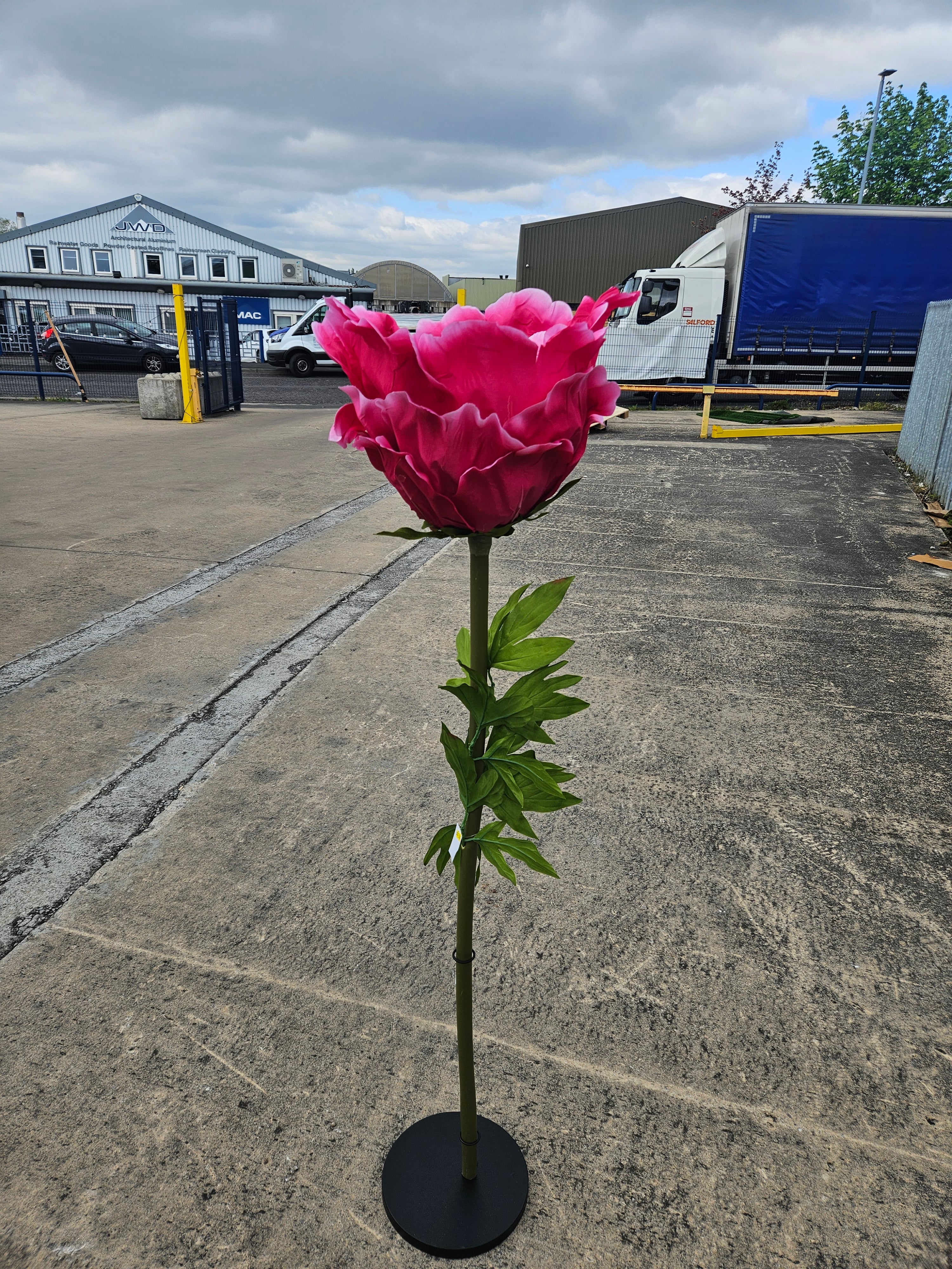 Giant XL Hot Pink Peony (Stand Not Included)