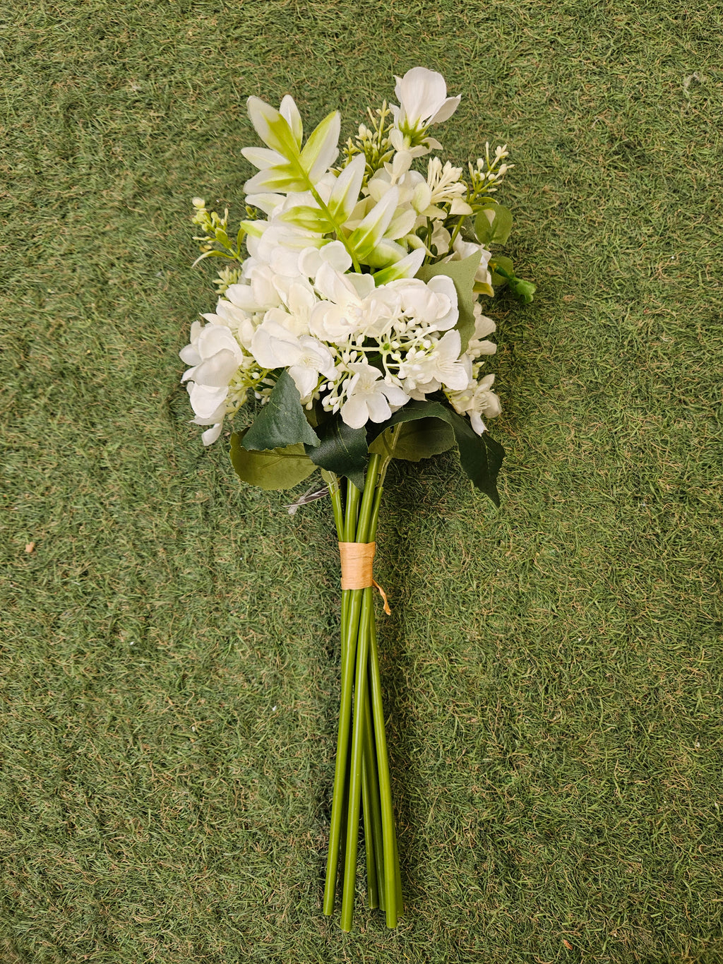 Ivory Flower Girl Bouquet (Foliage and Greenery)