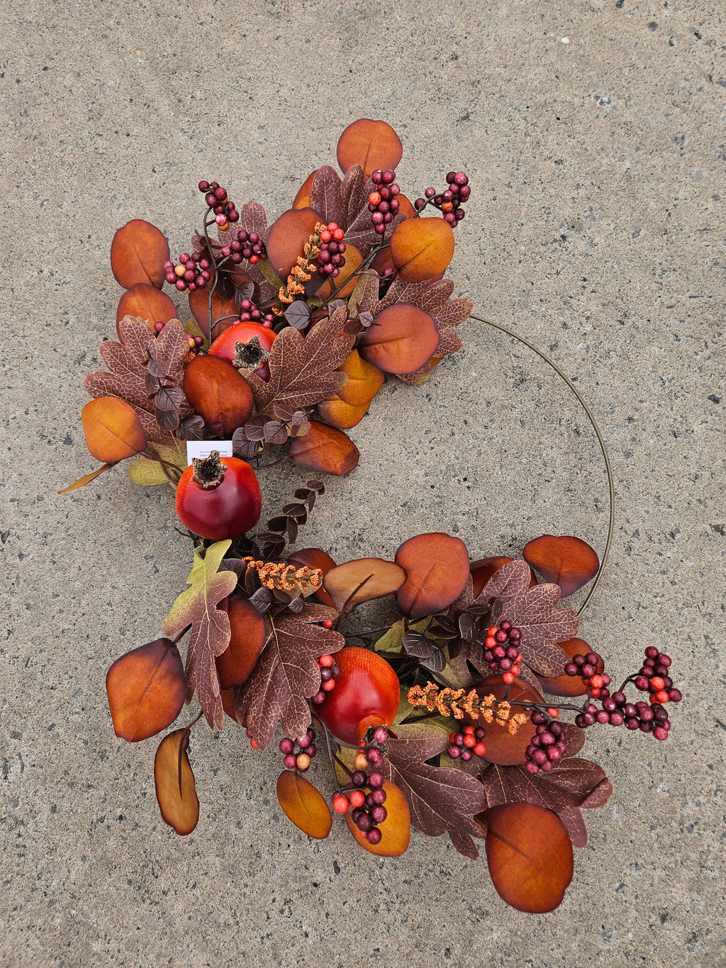 Autumn Crescent Wreath