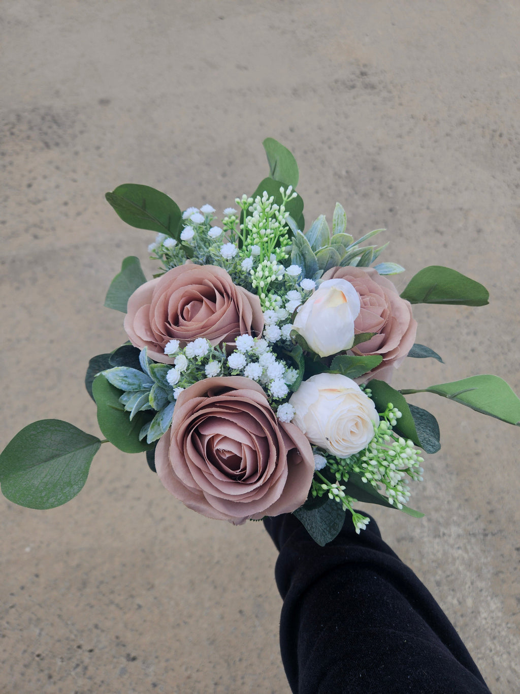Pre Made Mink Bridesmaid Bouquet