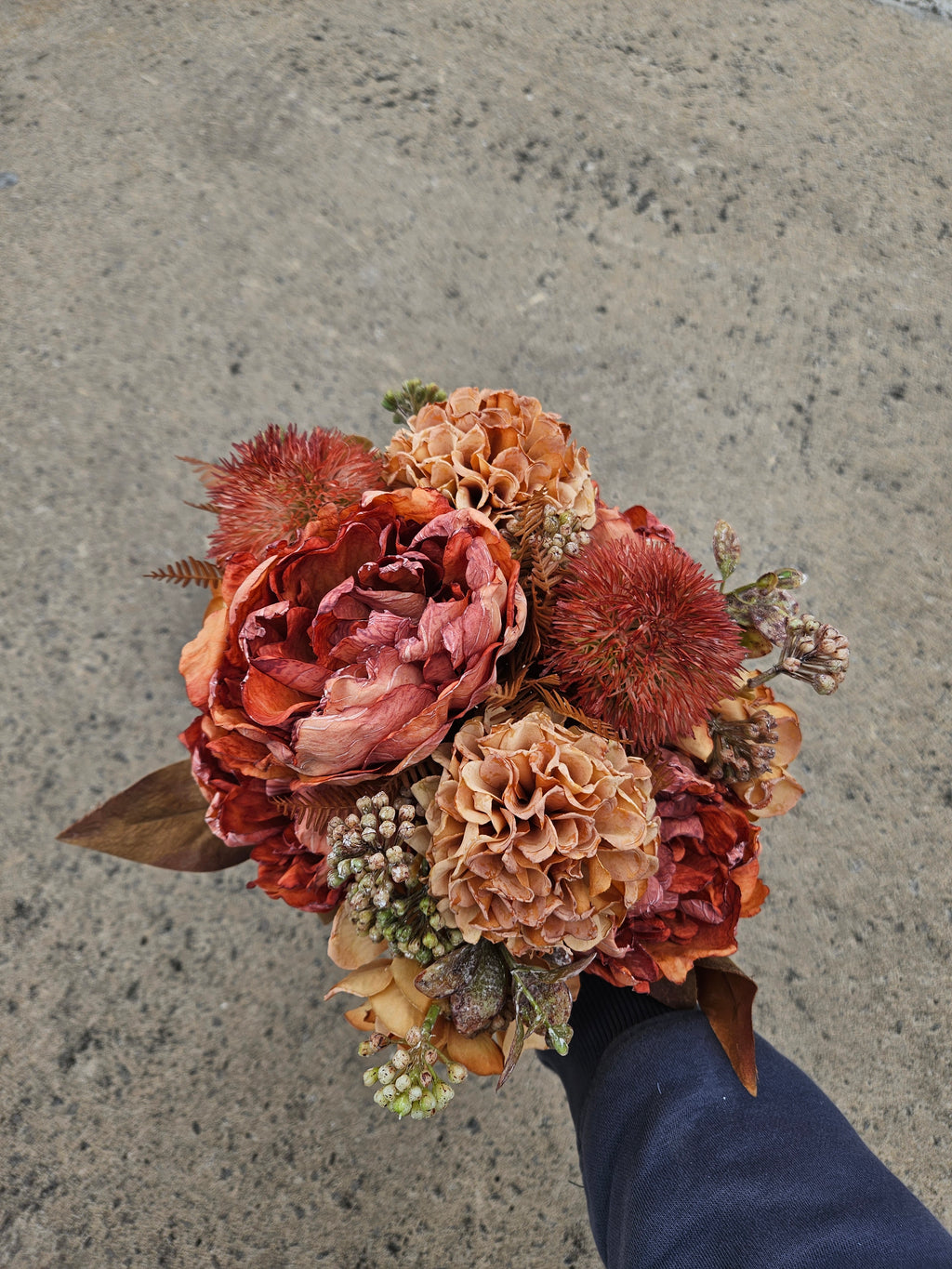 Autumn Pre Wrapped Bouquet