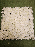 Ivory Hydrangea Wall Panel (53cm x 53cm)