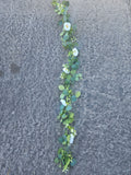 White Rose and Eucalyptus Garland