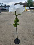 Giant XL Ivory Rose (Stand Not Included)